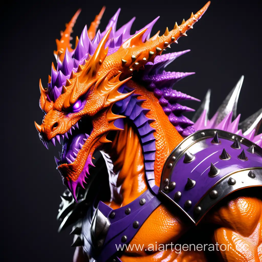 Formidable-Orange-Dragonlike-Warrior-with-Spiky-Shield