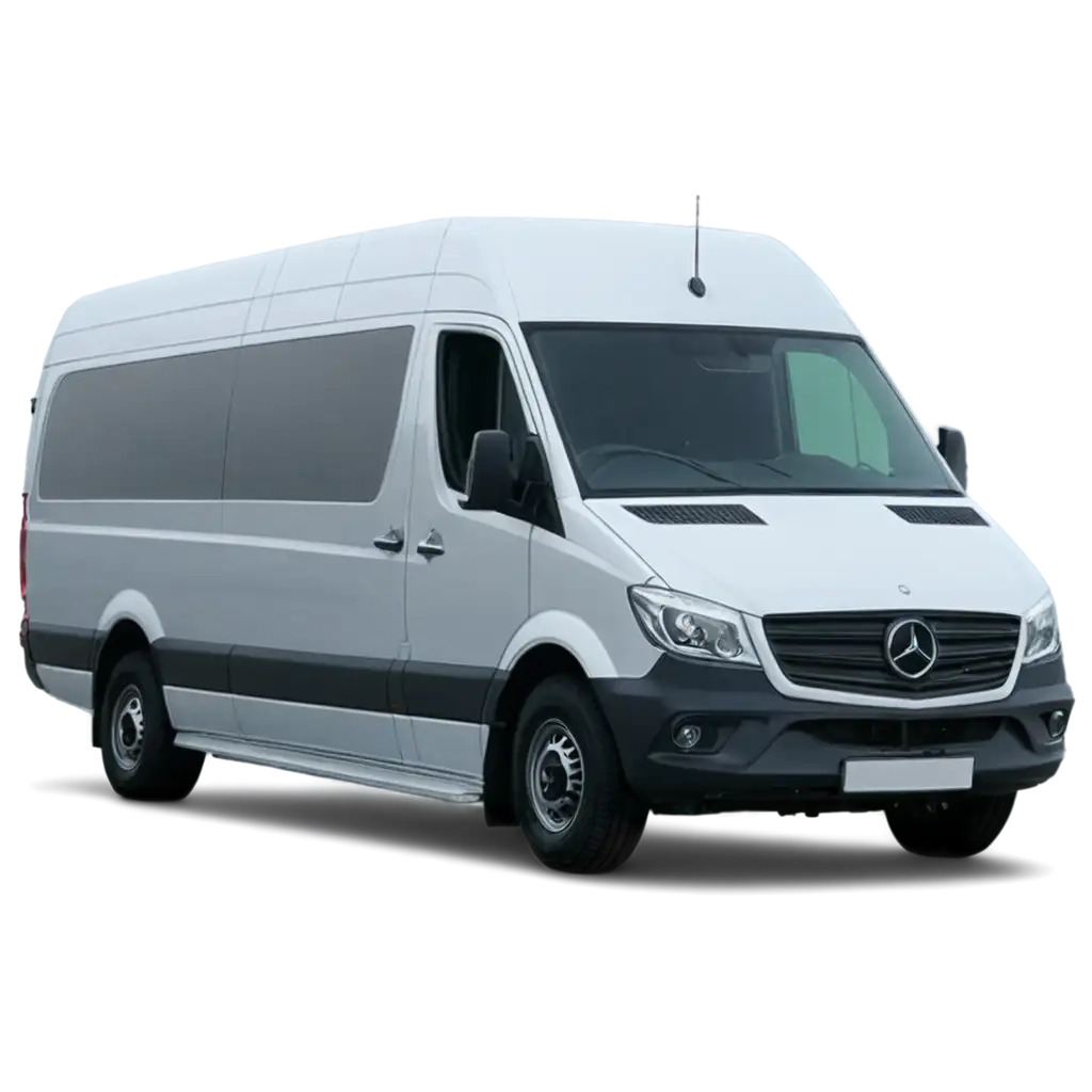 HighQuality-PNG-Image-Mercedes-Benz-Sprinter-Van-Parked-in-Front-of-the-Airport