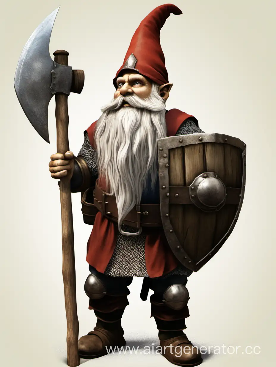 Ironclad-Gnome-Warrior-with-Wooden-Shield-and-Axe