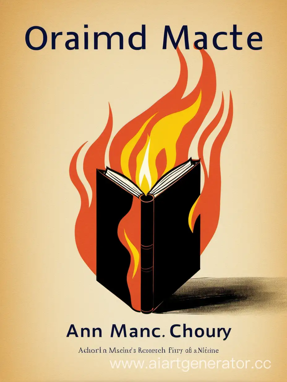 обложка для книги с изображением спички которая поджигает книгу
