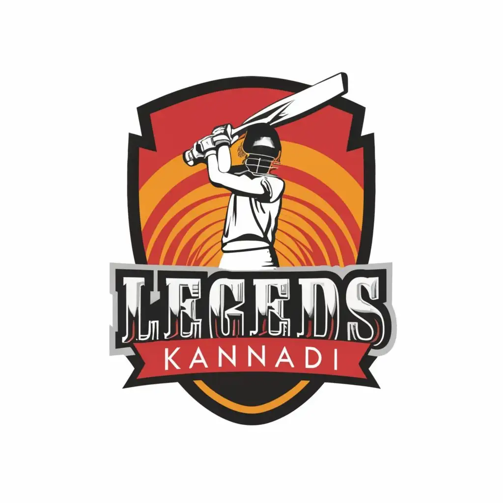 logo, cricket, with the text "legends kannadi", typography, be used in Sports Fitness industry