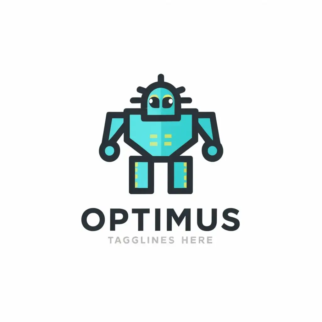 LOGO-Design-For-Optimus-Futuristic-Robot-Typography-for-Technology-Industry