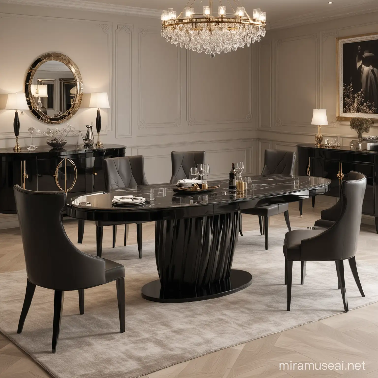 2024 design#minimalist luxury cappuccino black oval yemek odası takımı#Capital#cappuccino 2024 Türkiye design,luxuryDining table for 8 people,luxury8chair,sideboards,leather cofe tables,set design,black#mobilyatasarim#luxurymobilya #modernfurnitures#oval
#livingroom #moderntasarım
#modernfurnituredesign 
#luxuryfurniture #mobilya #luxuryfurnituredesign
#luxuryfurnitures #yemek odası takımı #sideboards#tvtables#coffeetables