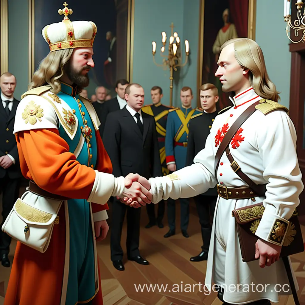 Grand-Prince-Vasily-I-Dmitrievich-of-Moscow-Meets-Lithuanian-Prince-Svidrigailo-in-1403