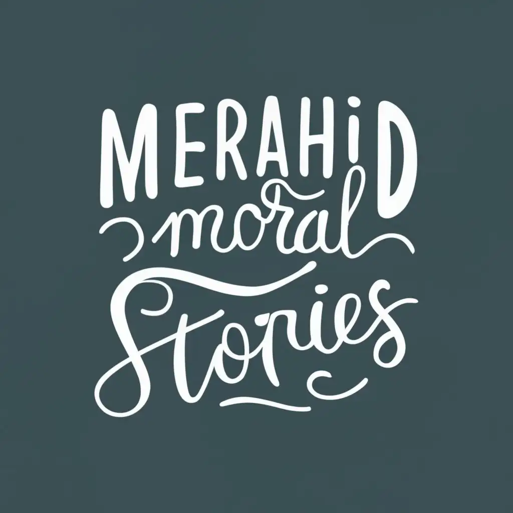 LOGO-Design-for-Merahid-Moral-Stories-Illustrative-Girl-with-Typography-in-the-Education-Industry