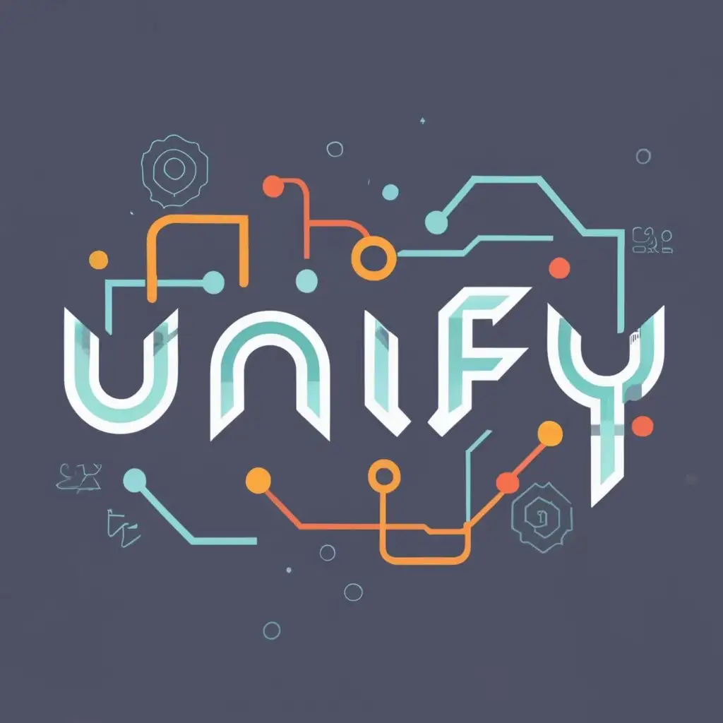logo, tech, with the text "UNIFY", typography, be used in Technology industry