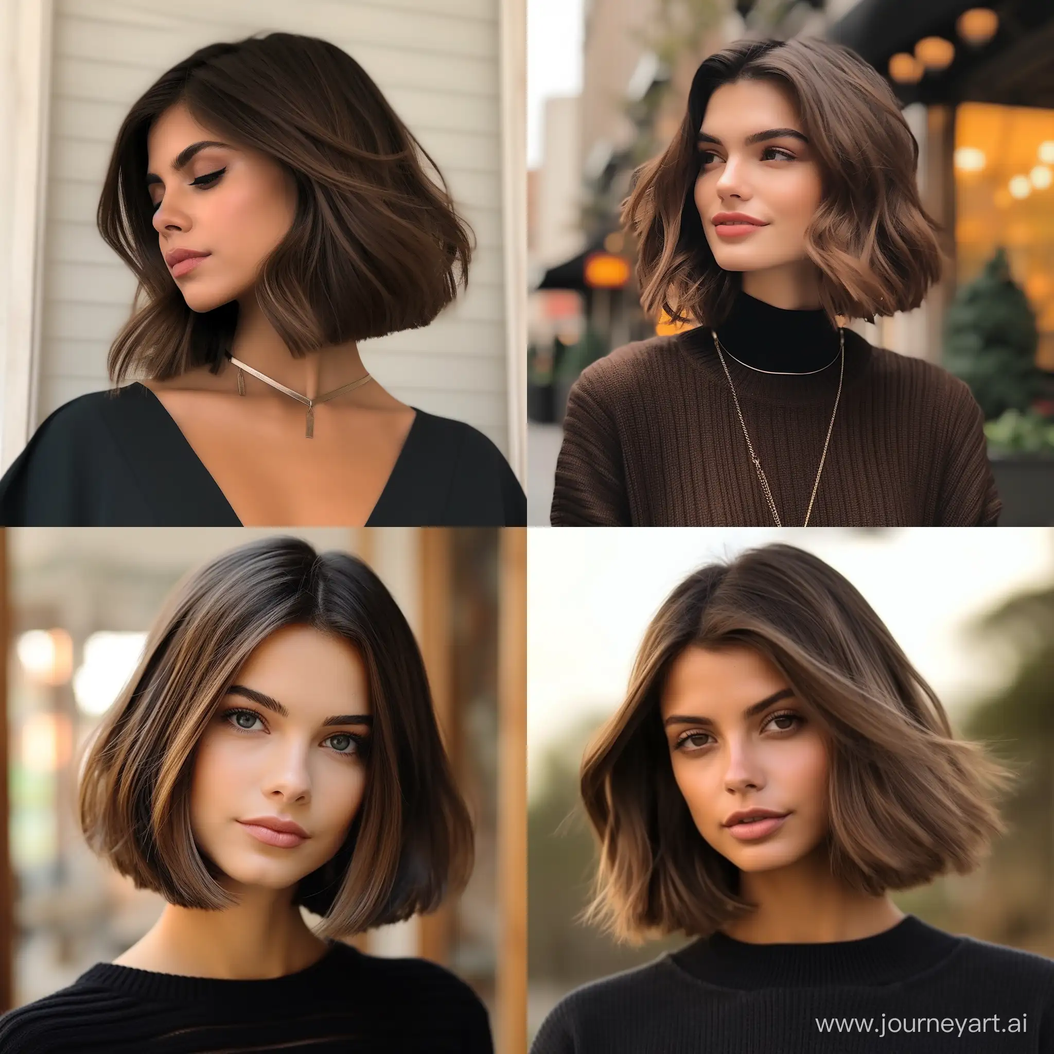 Chic-ChinLength-Haircuts-2024-Trendy-Womens-Hairstyles