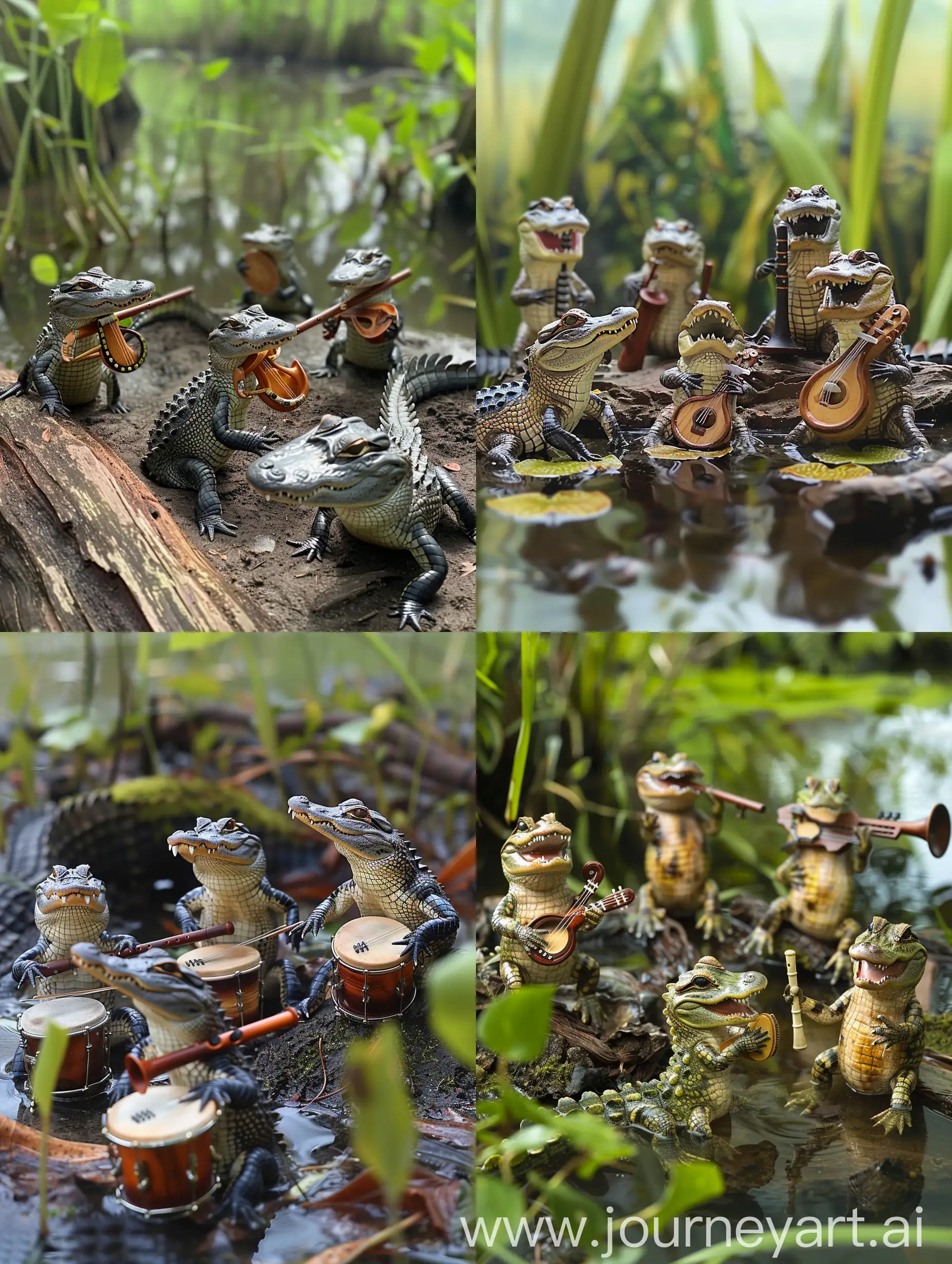 Swamp-Serenade-Baby-Alligators-Playing-Musical-Instruments