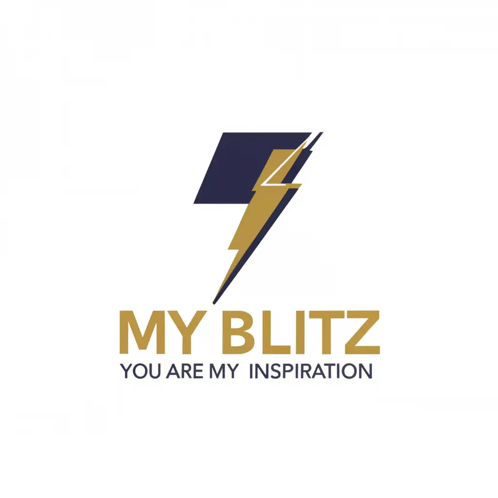 a logo design,with the text "My Blitz", main symbol:You Are My Inspiration,Moderate,clear background