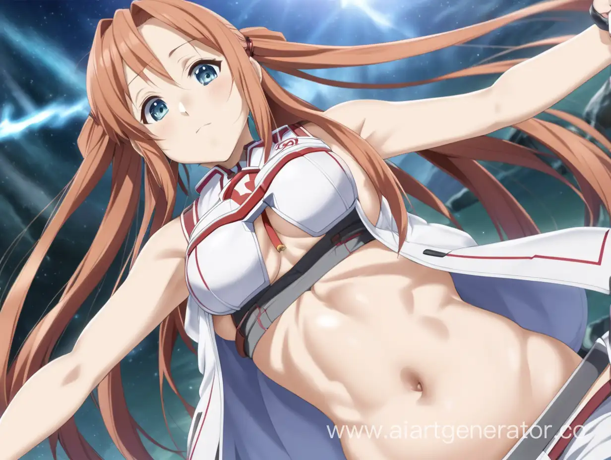 Serene-Portrait-of-Asuna-Revealing-Pregnancy-Glow