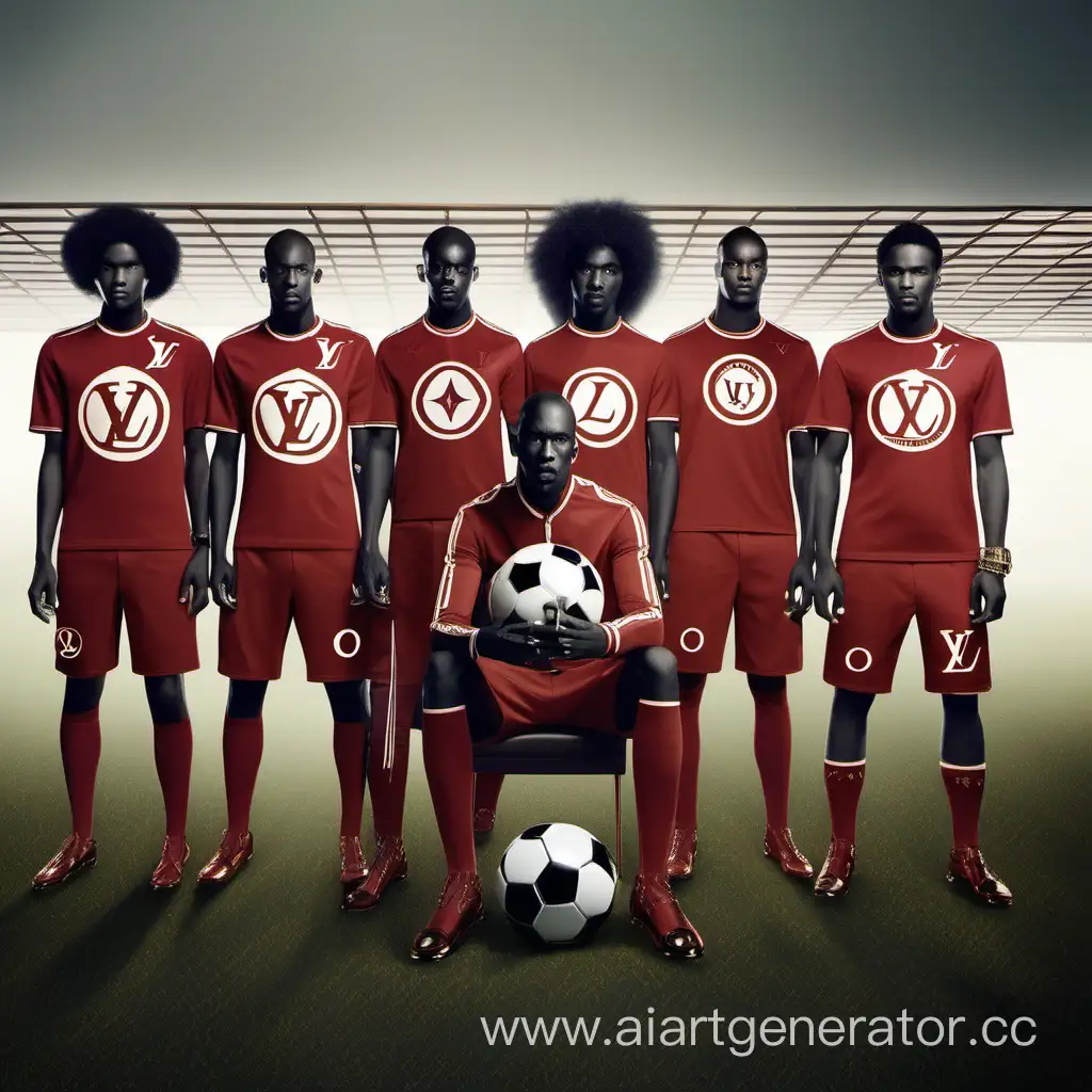 Luxurious-Louis-Vuitton-Football-Team-in-Designer-Gear