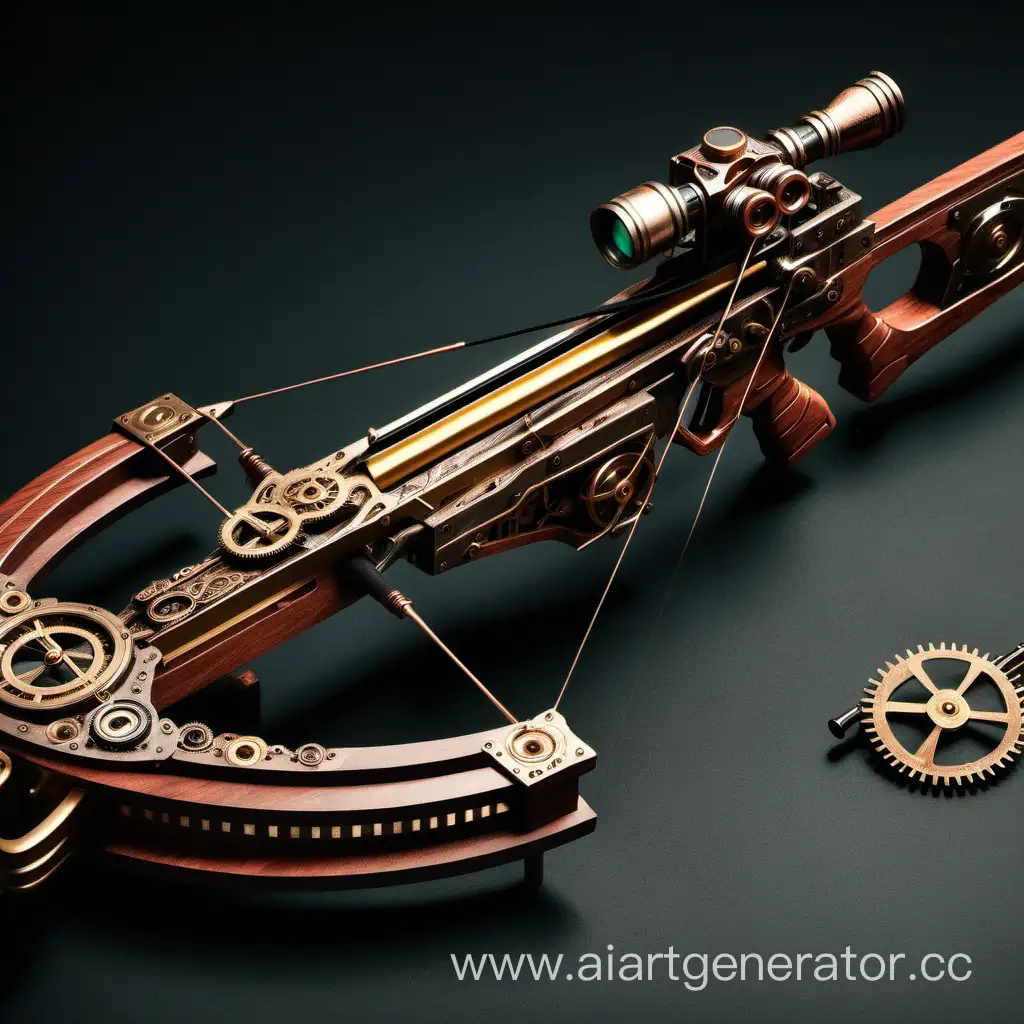 Steampunk-Crossbow-Victorian-Era-Weapon-with-Futuristic-Twist