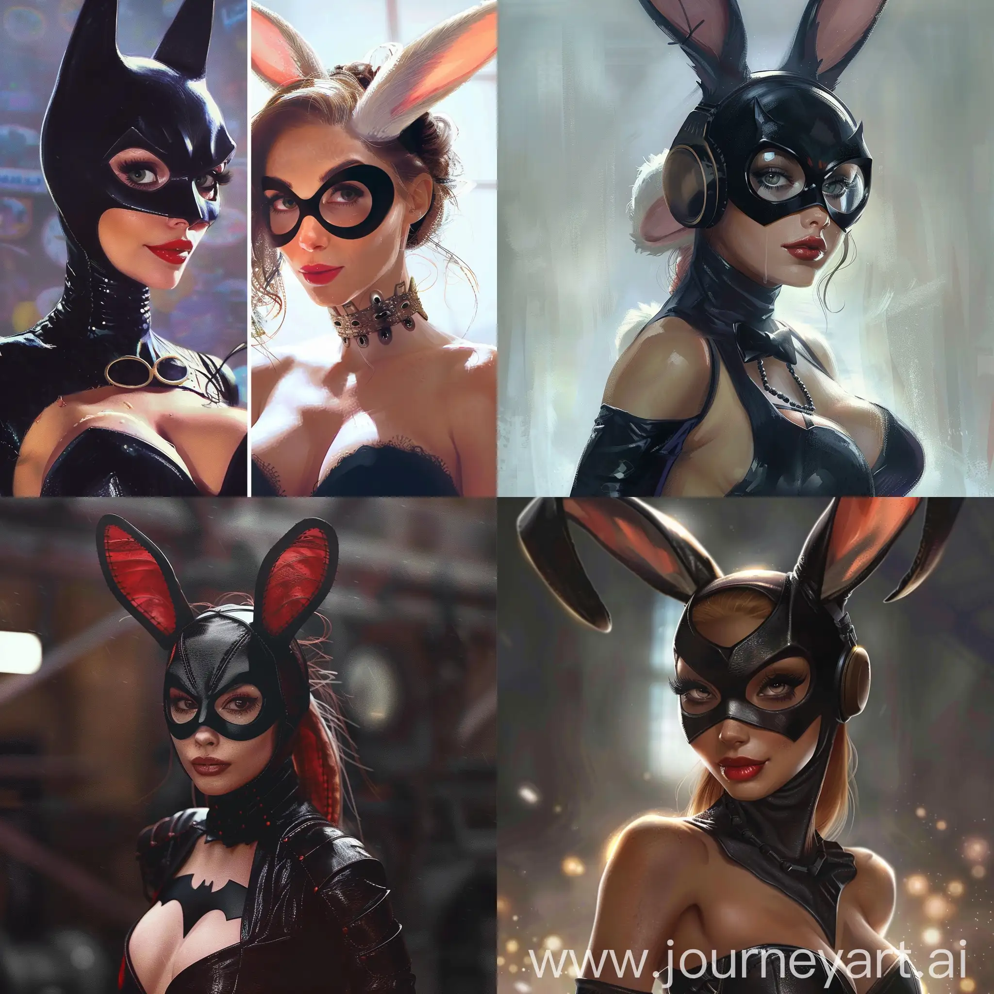 catwoman mixed with jessica rabbit
