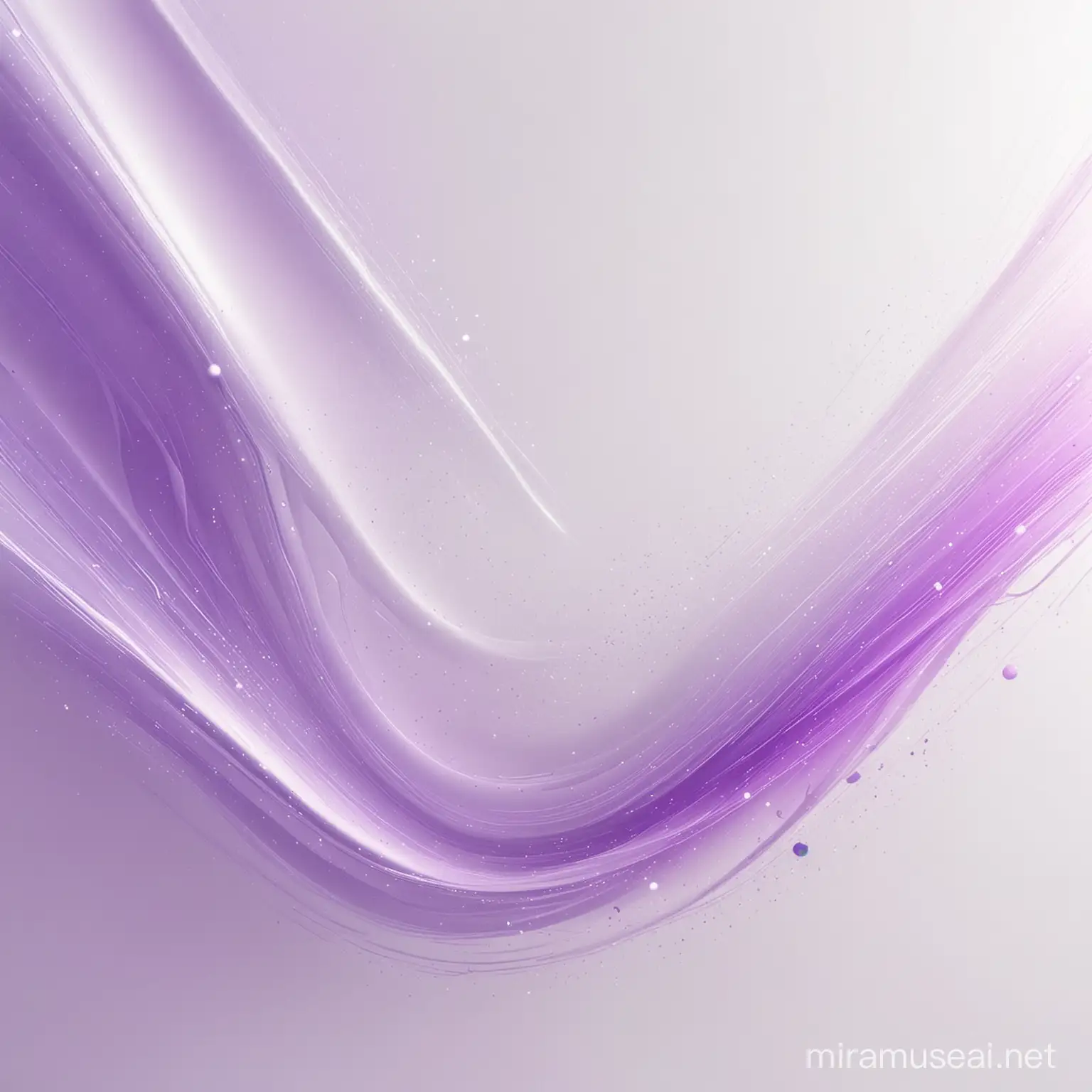 Futuristic White Background with Subtle Purple Accents