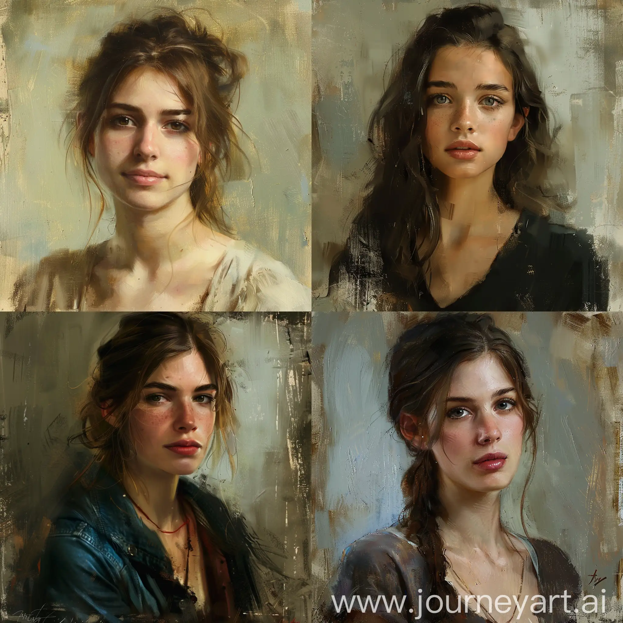 Portrait-of-a-Young-Woman-in-the-Style-of-Jeremy-Mann