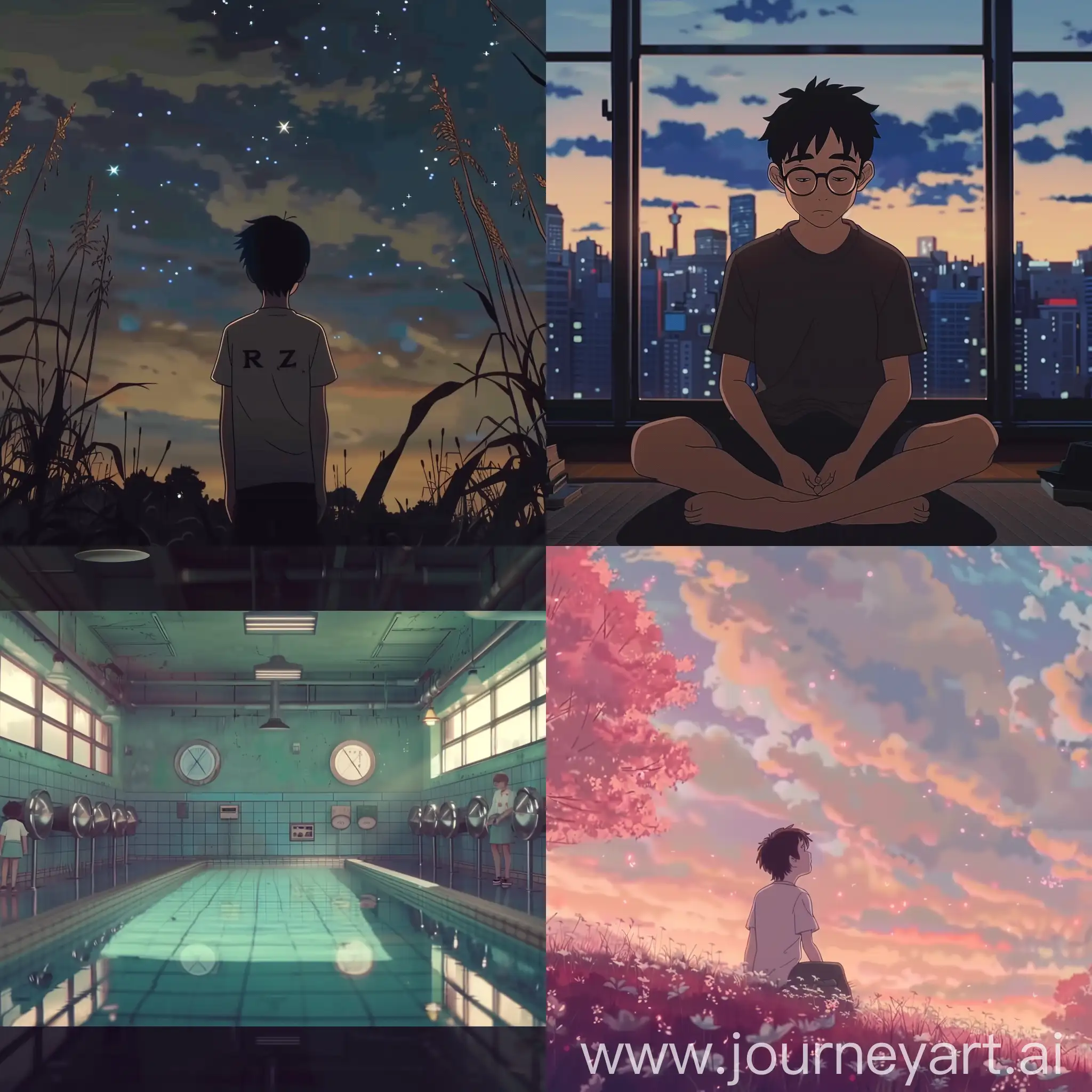 R.e.m. Losing my religion videoclip in the style of ghibli