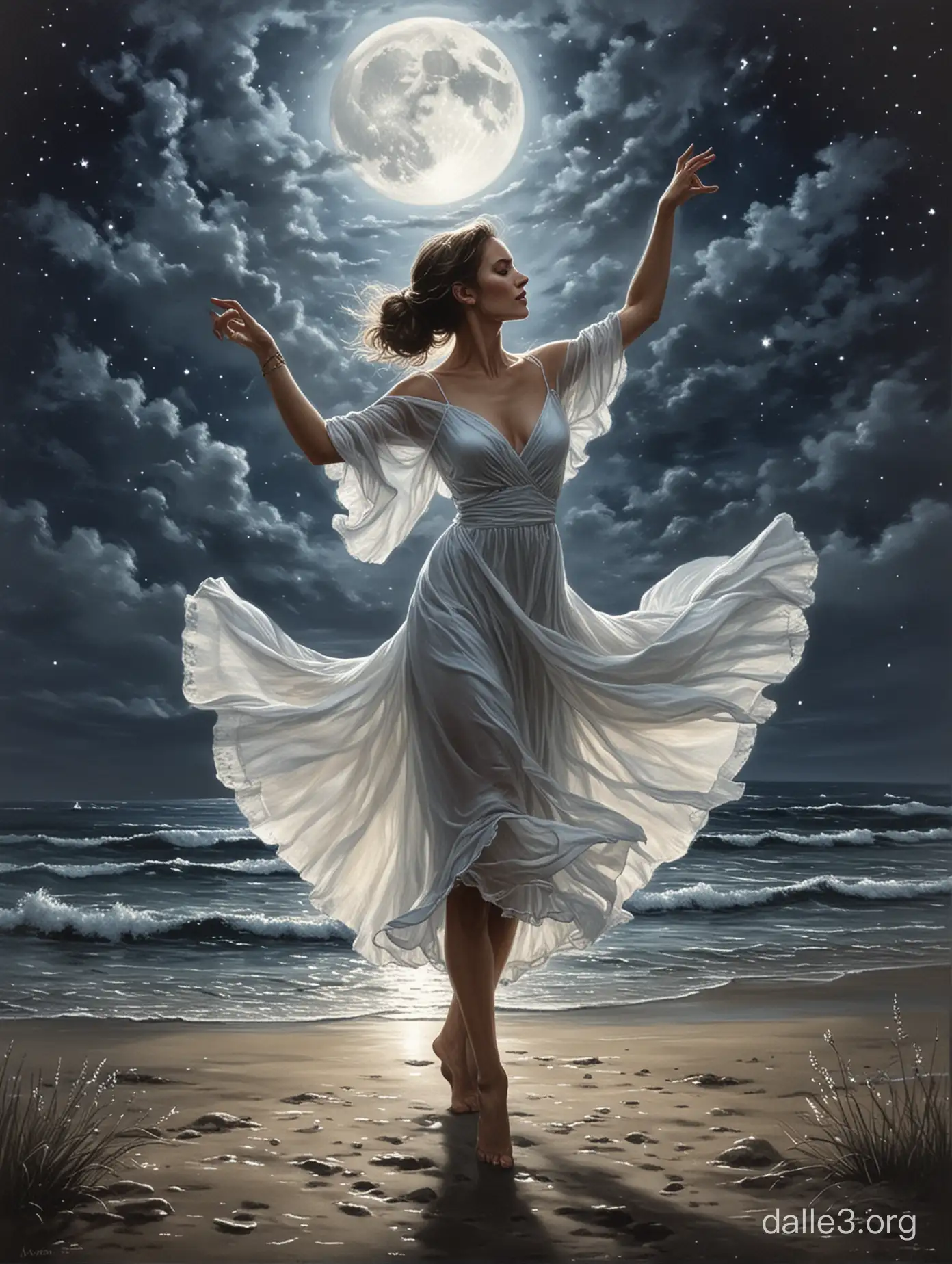 dancing in the moonlight