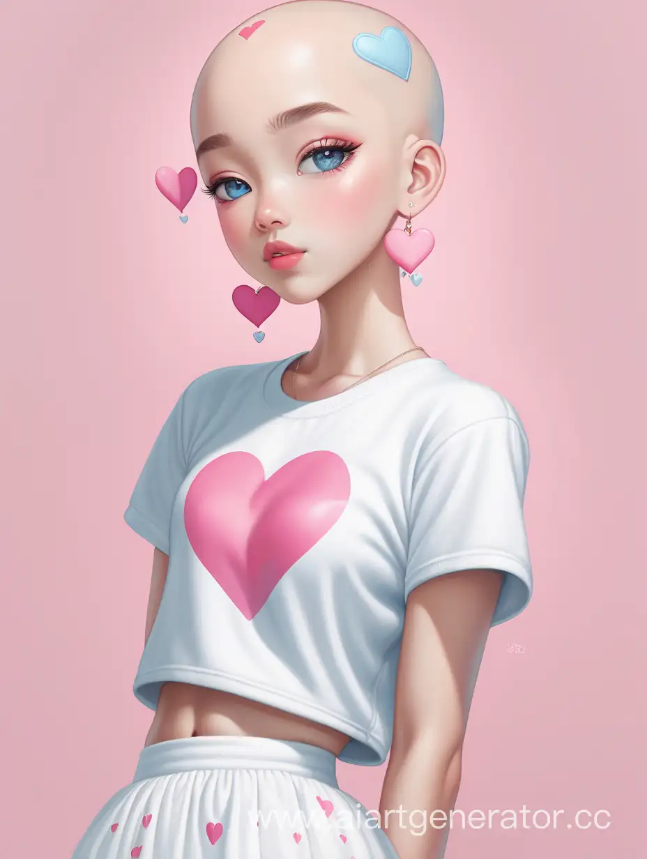 Chic-Bald-Asian-Girl-in-Heartthemed-Ensemble