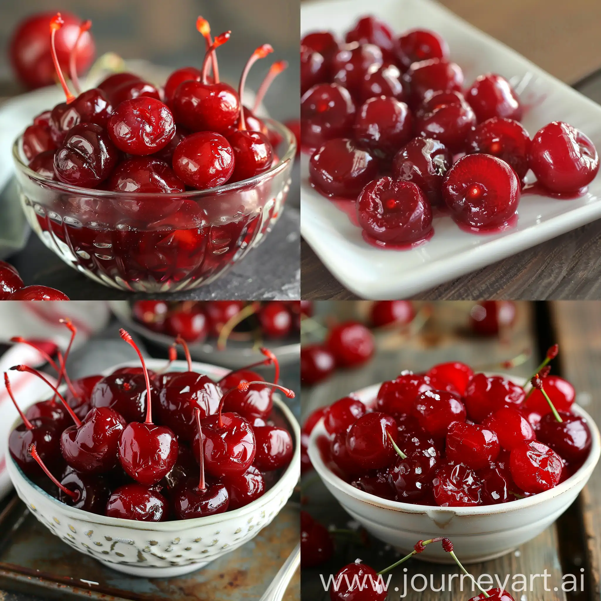 Vibrant-Candied-Cherries-Arrangement