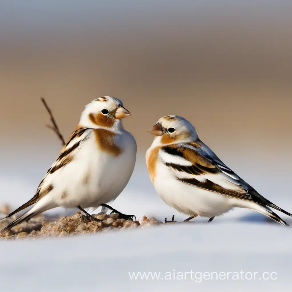 Winter-Serenade-Snow-Buntings-Singing-Karaoke