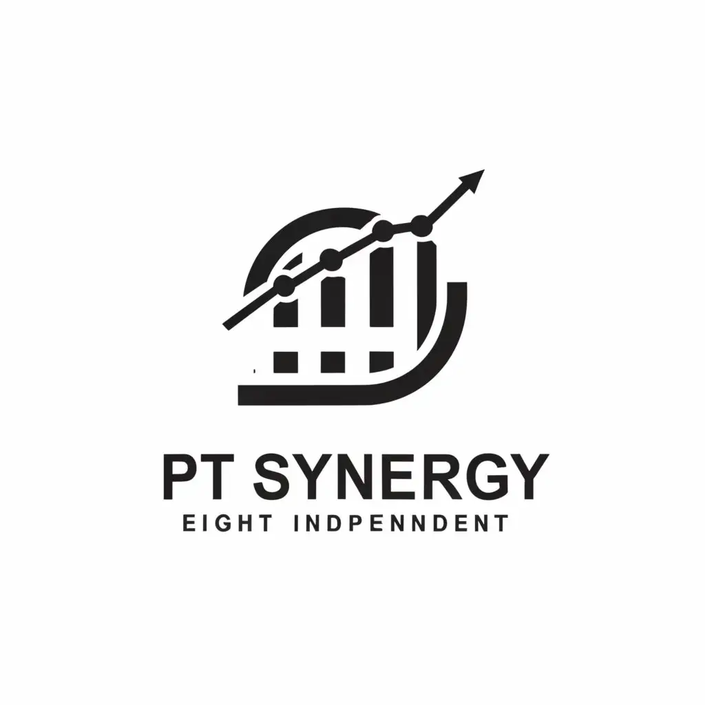 a logo design,with the text "PT synergy eight independent", main symbol:Stock market,Moderate,be used in Finance industry,clear background