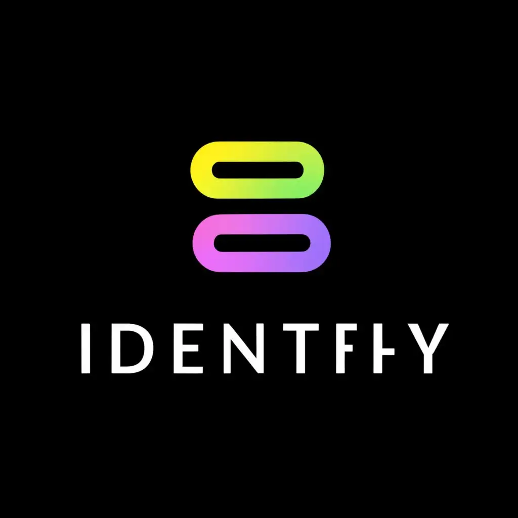 a logo design,with the text "Identify", main symbol:chrome incognito logo combined with the text Identify