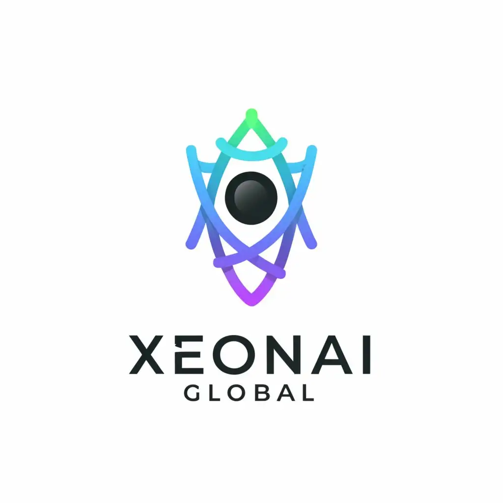 a logo design, with the text 'XeonAi Global', company creates technology solutions for people to ease their day to day lives, Moderate, be used in Technology industry, clear background