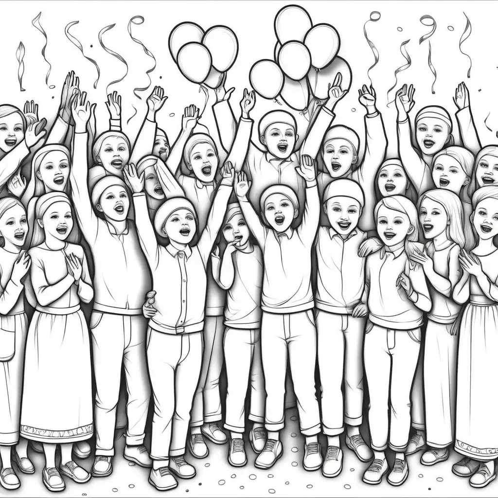 Joninės Celebration coloring page