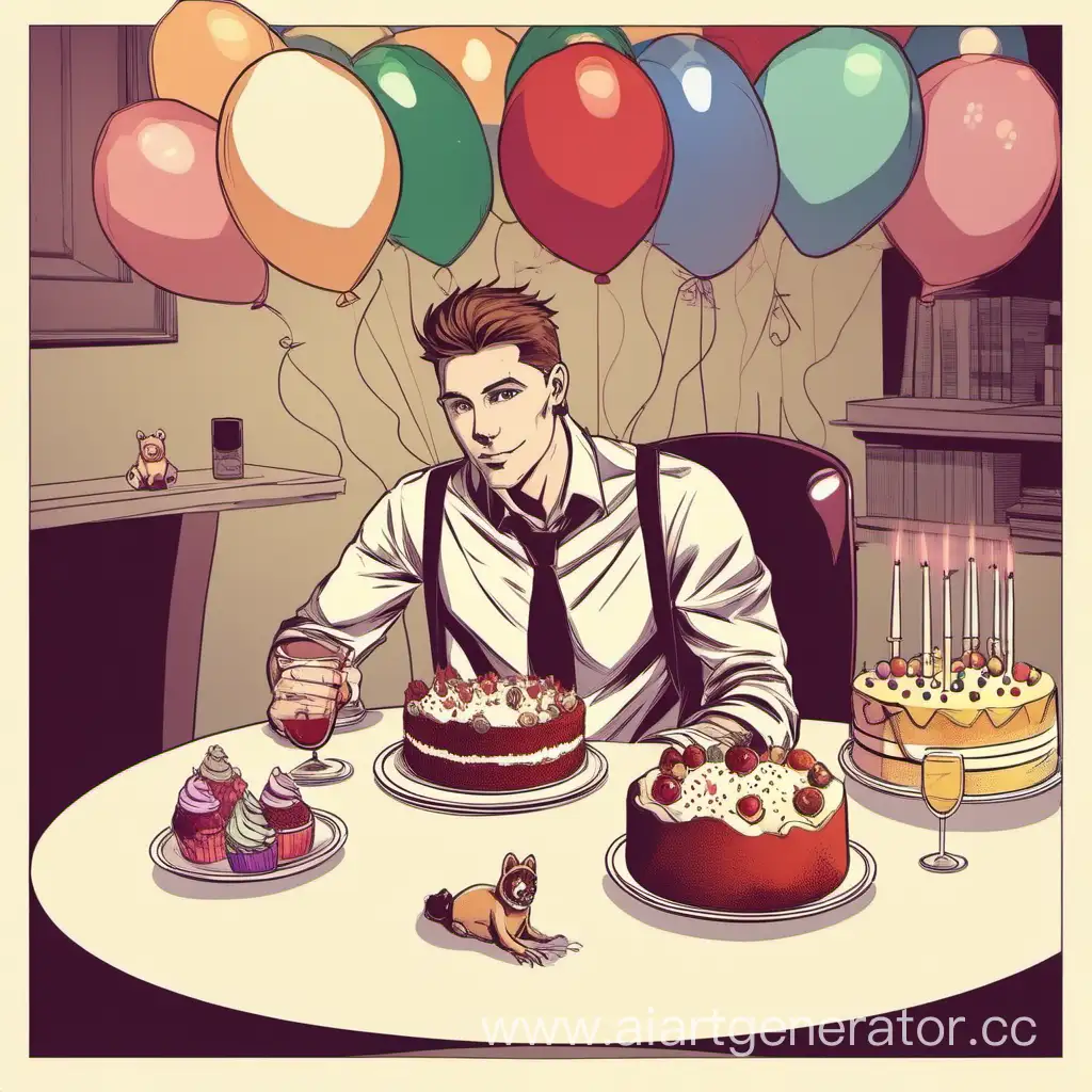 Celebratory-Dean-Enjoying-Festive-Cake-and-Balloons