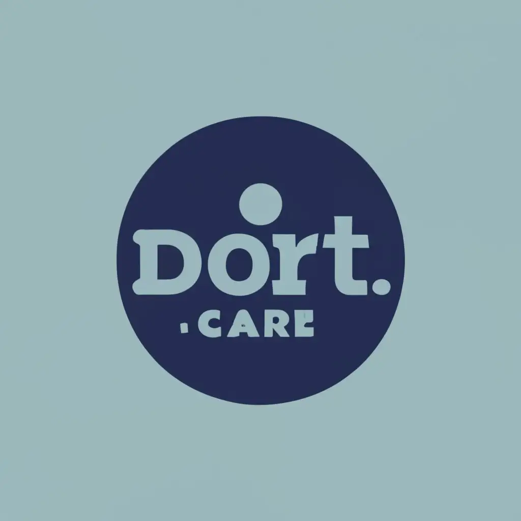 logo, One dot, with the text "physiopunkt.care", typography, be used in Medical Dental industry