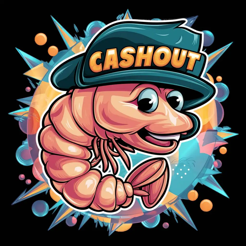 CashOut-Telegram-Channel-Avatar-Shrimp-Illustration-for-Finance-Community