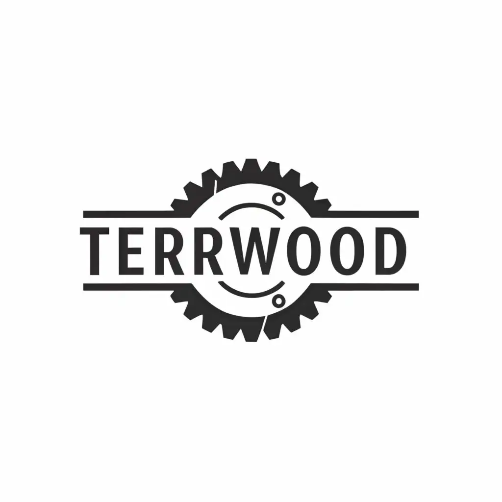 a logo design,with the text "Terwood", main symbol:engineering,complex,clear background