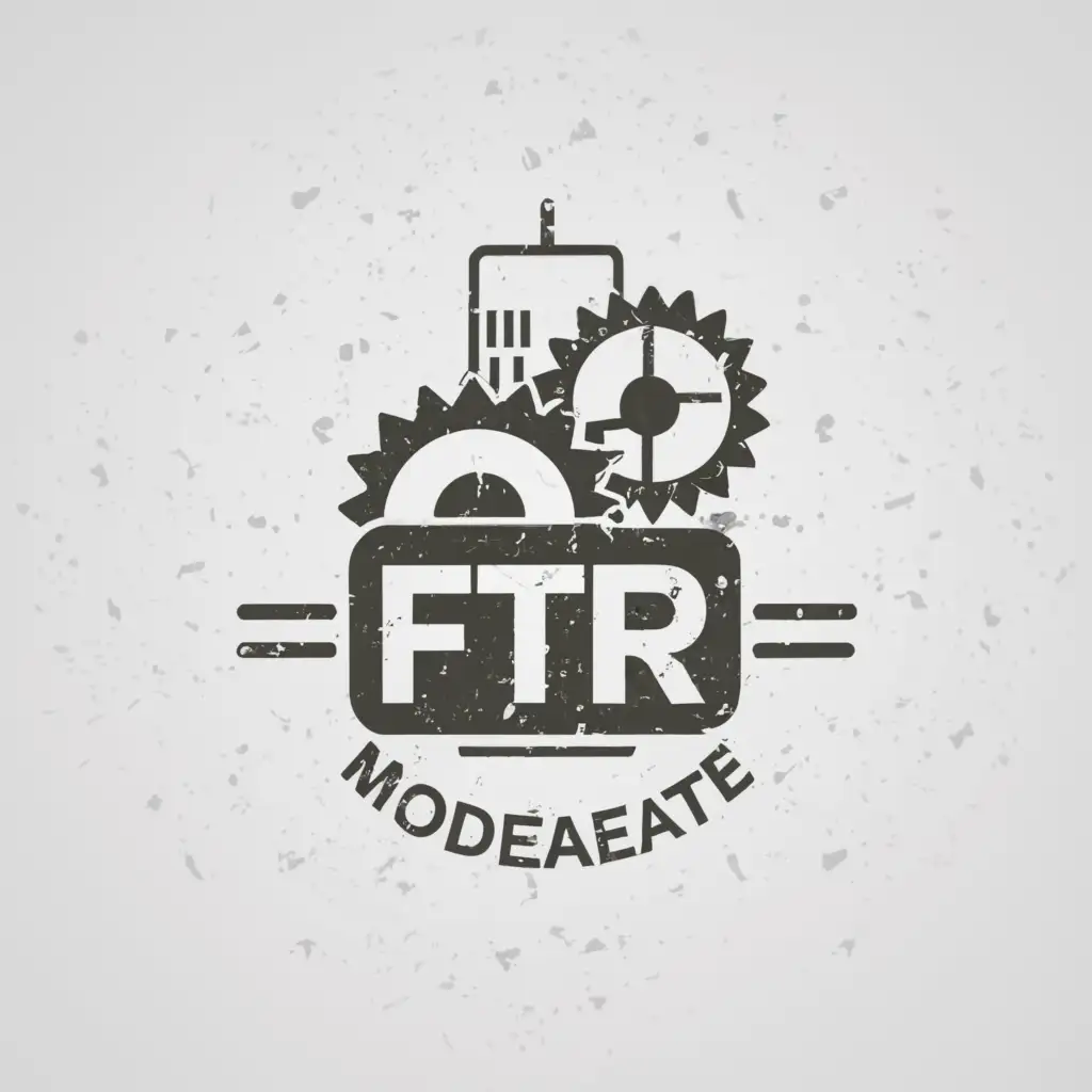a logo design,with the text "FTR", main symbol:Factory Acceptance Test Report,Moderate,clear background