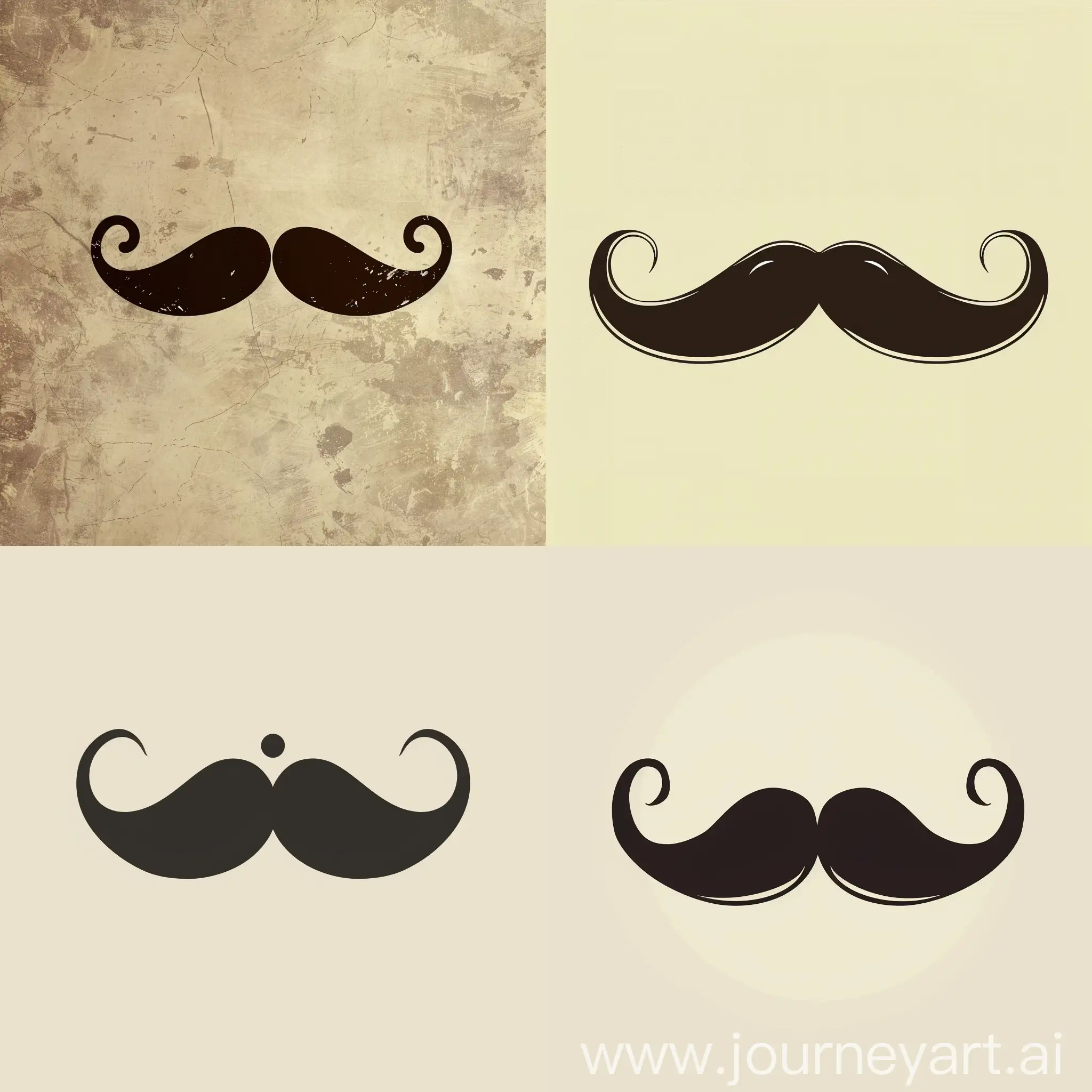 Vintage-Mustache-Logo-Design-with-Victorian-Flair