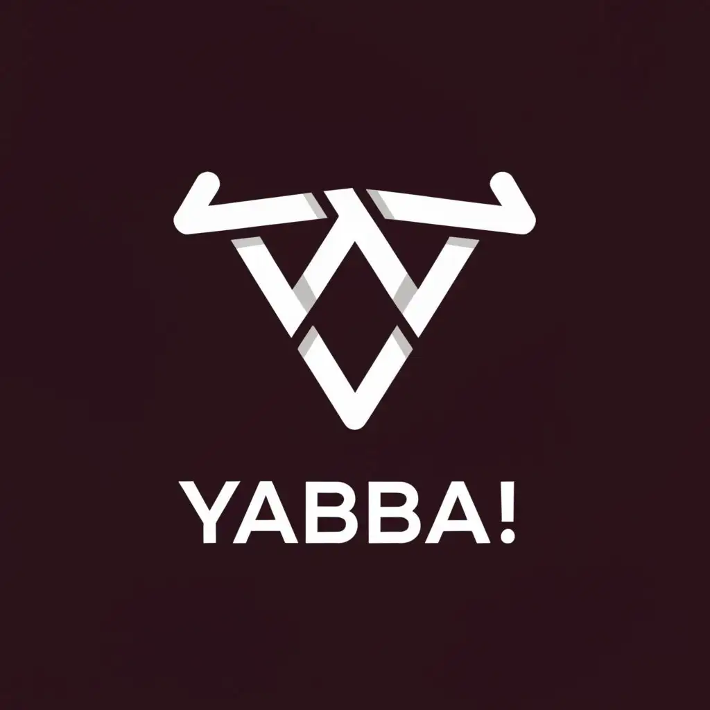 a logo design,with the text "YABBA!", main symbol:Y,complex,be used in Internet industry,clear background