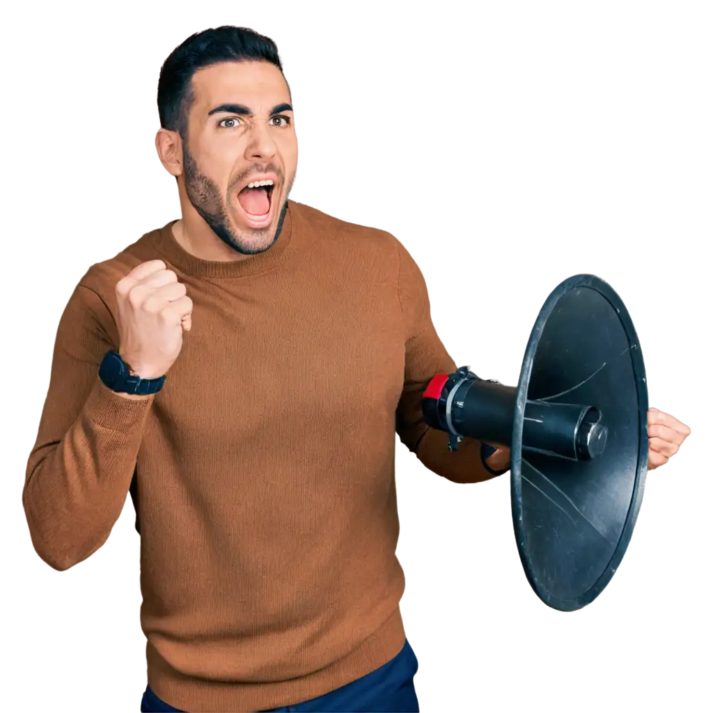 Vibrant-PNG-Image-Expressive-Shouting-Man-Illustration-for-Captivating-Visual-Content