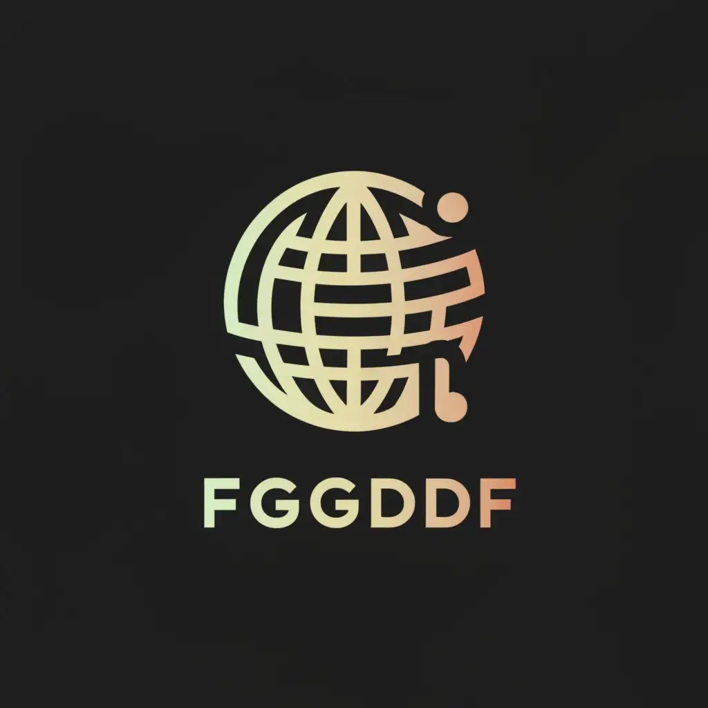a logo design,with the text " ffgdfgdf
", main symbol:globe,Moderate,clear background