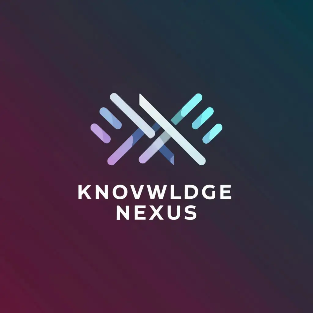 a logo design,with the text "KNOWLEDGE NEXUS", main symbol:KNOWLEDGE,Moderate,clear background
