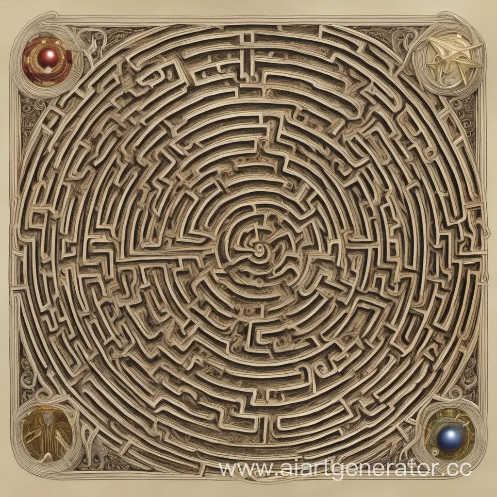 labyrinth thread of Ariadne