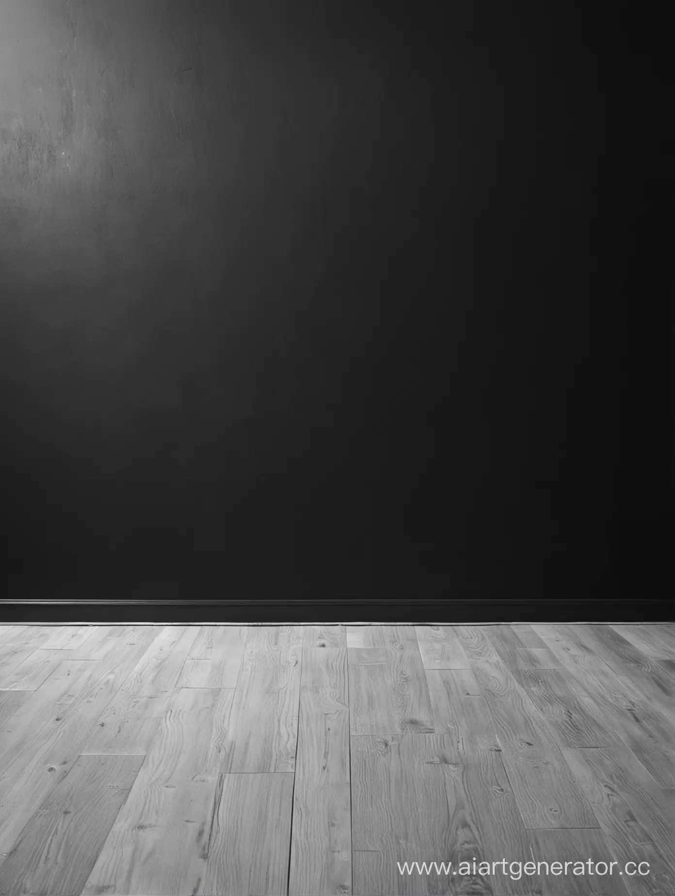 Black wall and white floor, background