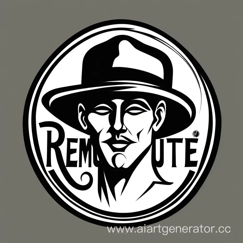 Modern-Stylized-Guy-in-Black-Panama-Hat-for-Remoute-Brand