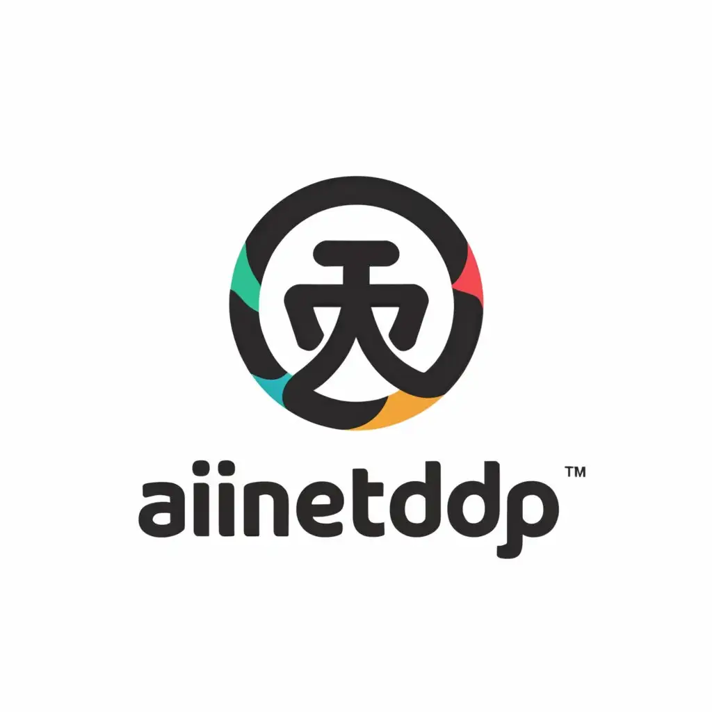 a logo design,with the text "ainetdojo", main symbol:dojo, circle,Moderate,be used in Technology industry,clear background