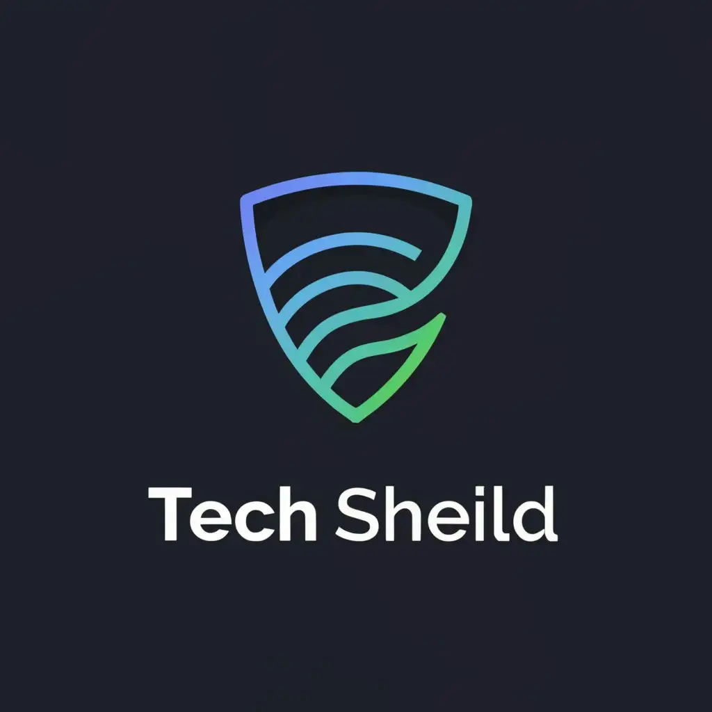 a logo design,with the text "TechShield", main symbol:shield,Minimalistic,be used in Internet industry,clear background