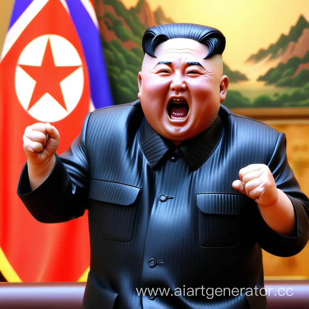 Leader-Kim-Jongun-Expressing-Strong-Emotions