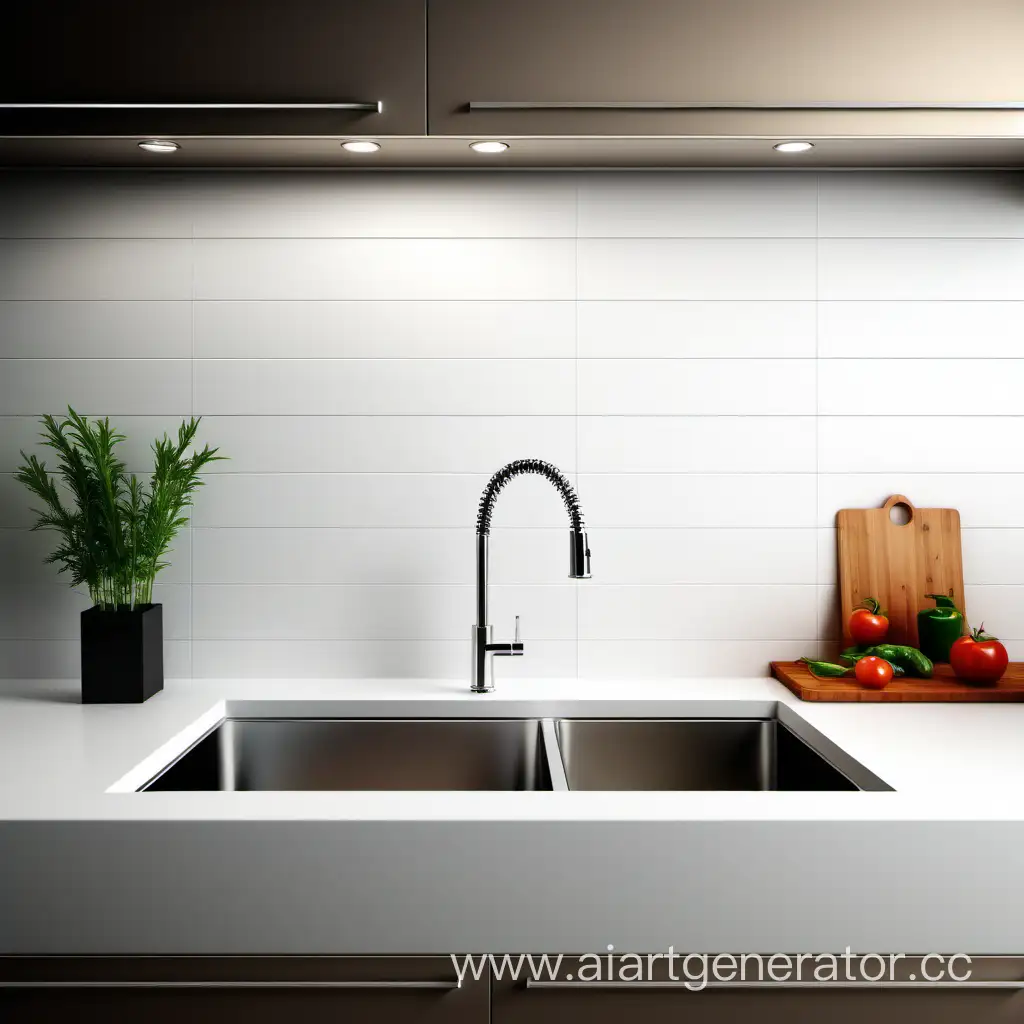 Contemporary-Kitchen-with-Stylish-Sink-Design