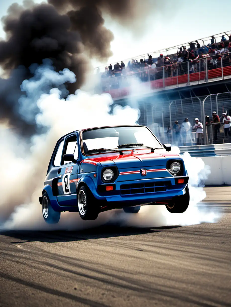 HighPerformance Fiat 126p Racing Tuned Car Smoke Show