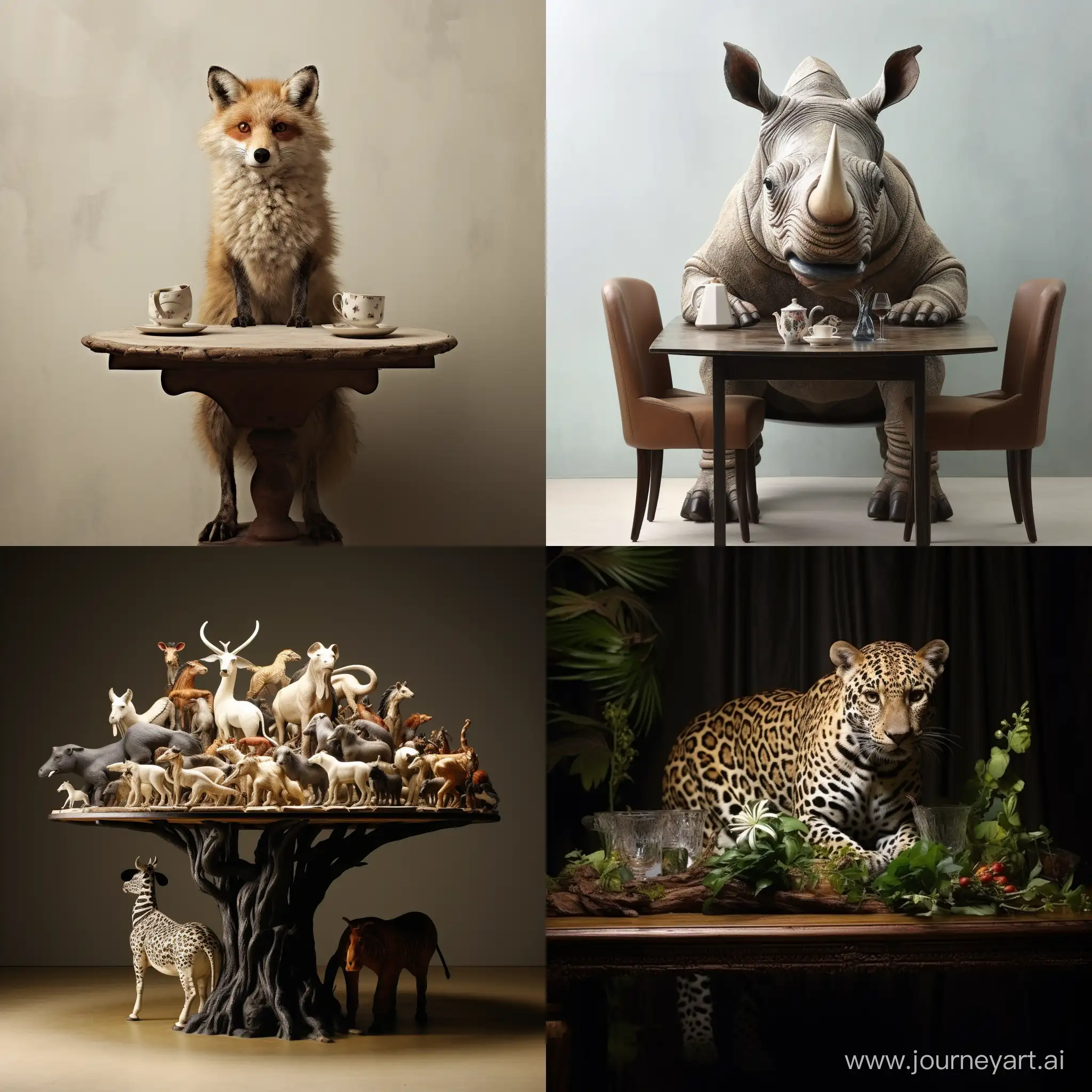 Table-with-Animal-Art-Abstract-11-Aspect-Ratio