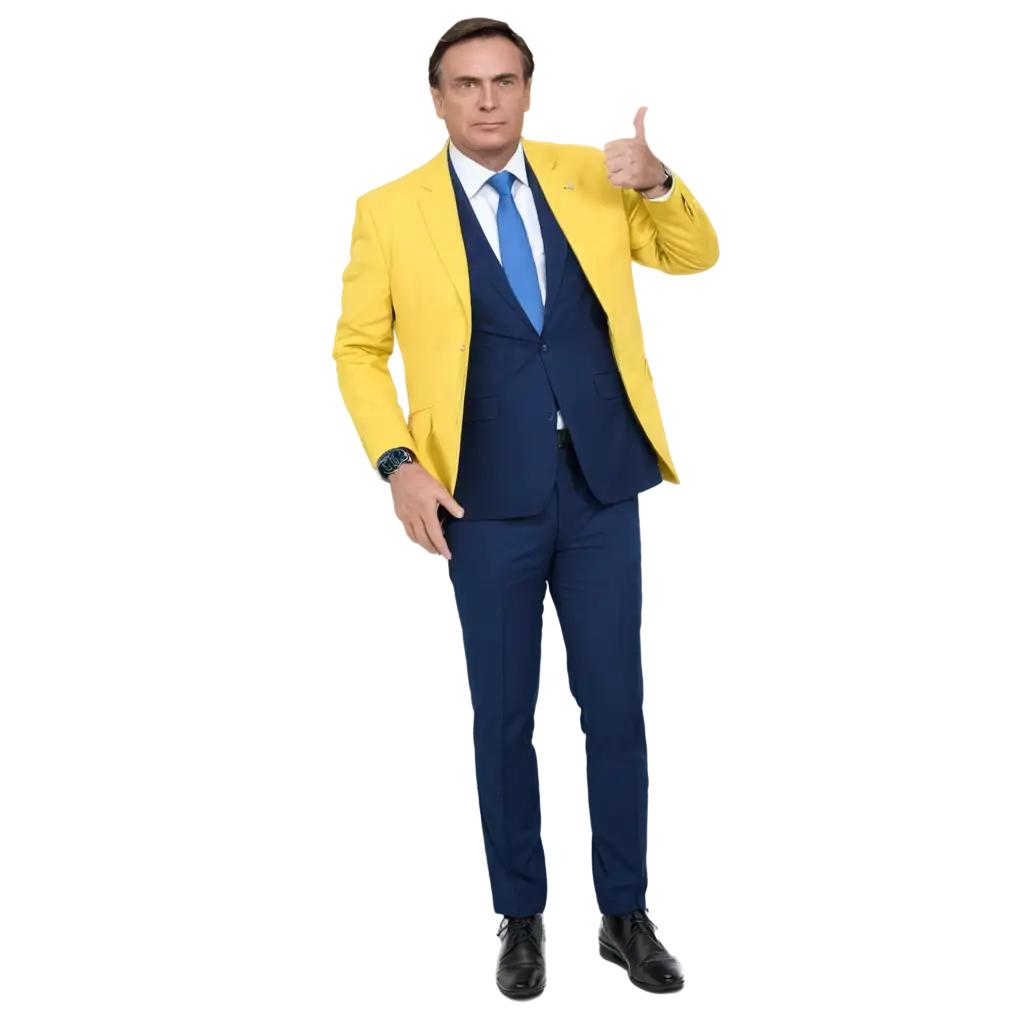 Vibrant-PNG-Image-Jair-Bolsonaro-Radiates-Confidence-in-Yellow-Attire