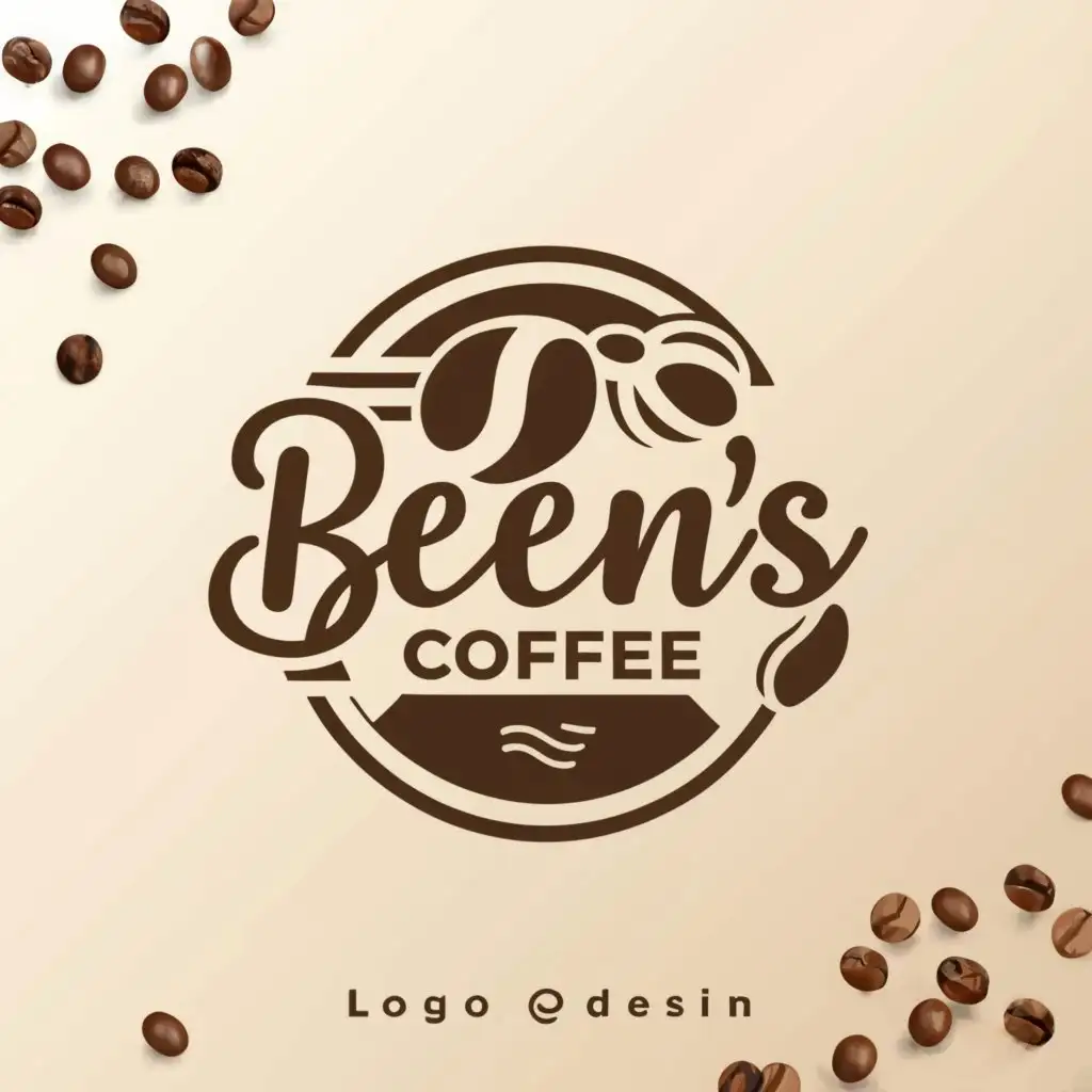 a logo design,with the text "Been's Coffee", main symbol:Coffee,Moderate,be used in Home Family industry,clear background