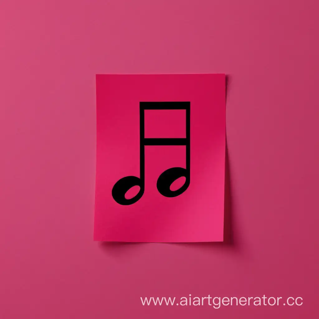 Vibrant-Pink-and-Red-Musical-Notes-Harmony